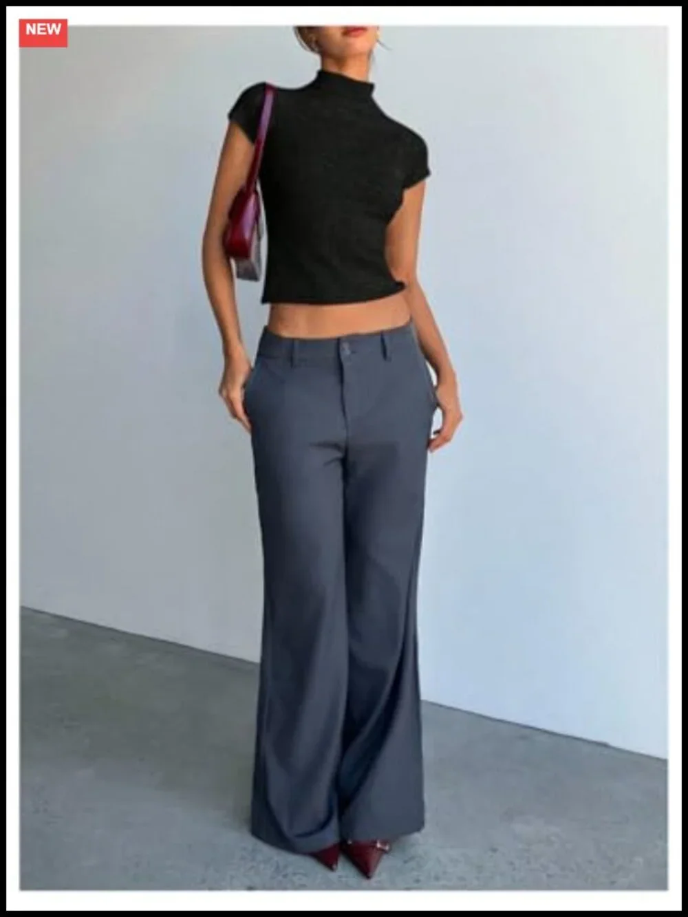 Women's Short Sleeve Turtleneck Sweater Cropped Knit Top Lightweight
